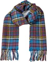 Briomhar Tartan Plaid Scottish Scarf - 100% Lambswool Made in Scotland for Men or Women
